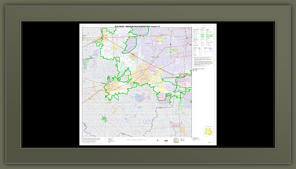 Southwest Houston - Urbanized Area Map